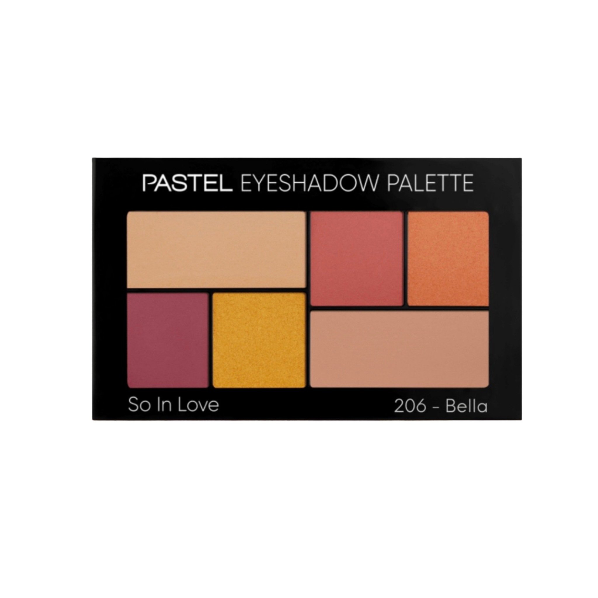 Pastel Eyeshadow Palette So In Love 206 Bella 2 x 1.40 g 4 x 0.95 g