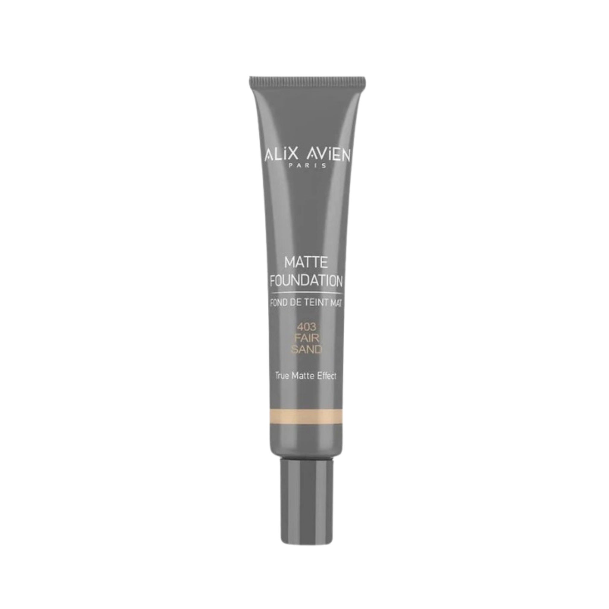 Alix Avien 12-Hour Long-Lasting Vitamin E Natural Finish Matte Foundation 403 Fair Sand 40 ml