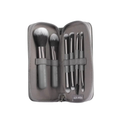 Avien Travel Brush Set with Bag 10 Piece Makeup Brush Set