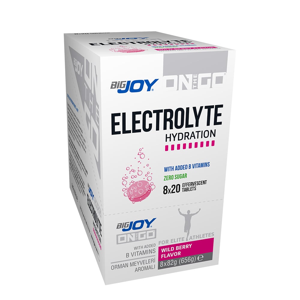 ONTHEGO Electrolyte Sports Drink Forest Fruits 20 Effervescent Tablets x 8 Pieces sports suplement