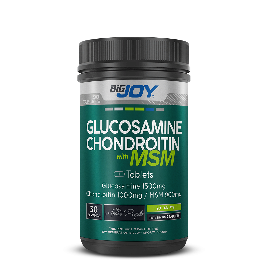 BIGJOY Glucosamine Chondroitine with MSM 90 Tablets sports suplement