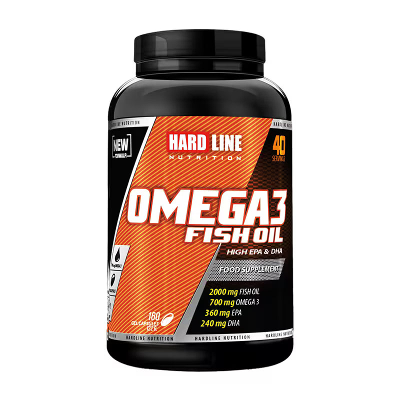 Hardline Nutrition Omega 3 160 Capsules
