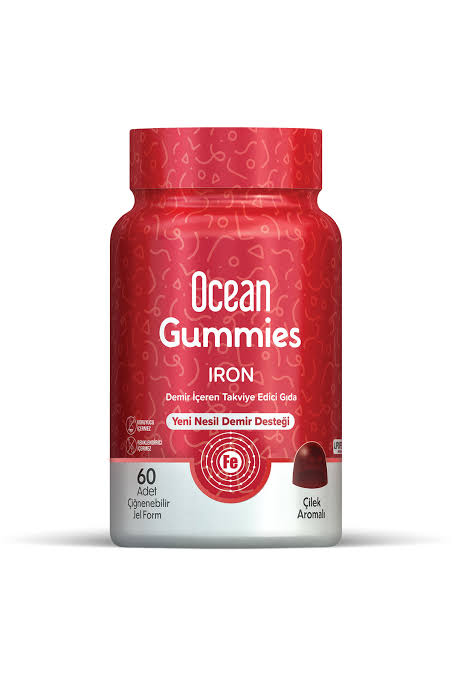 Ocean Gummies Iron 60 Chewable Gel Form