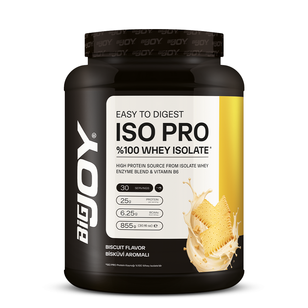 BIGJOY Iso Pro Whey Isolate Biscuit 855g sports suplement