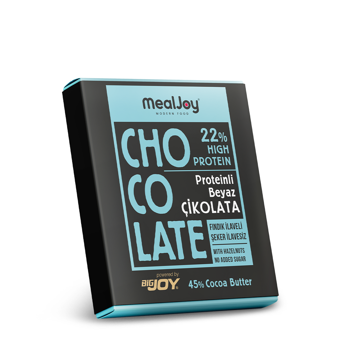 Mealjoy Protein Chocolate White Chocolate 40g sports suplement